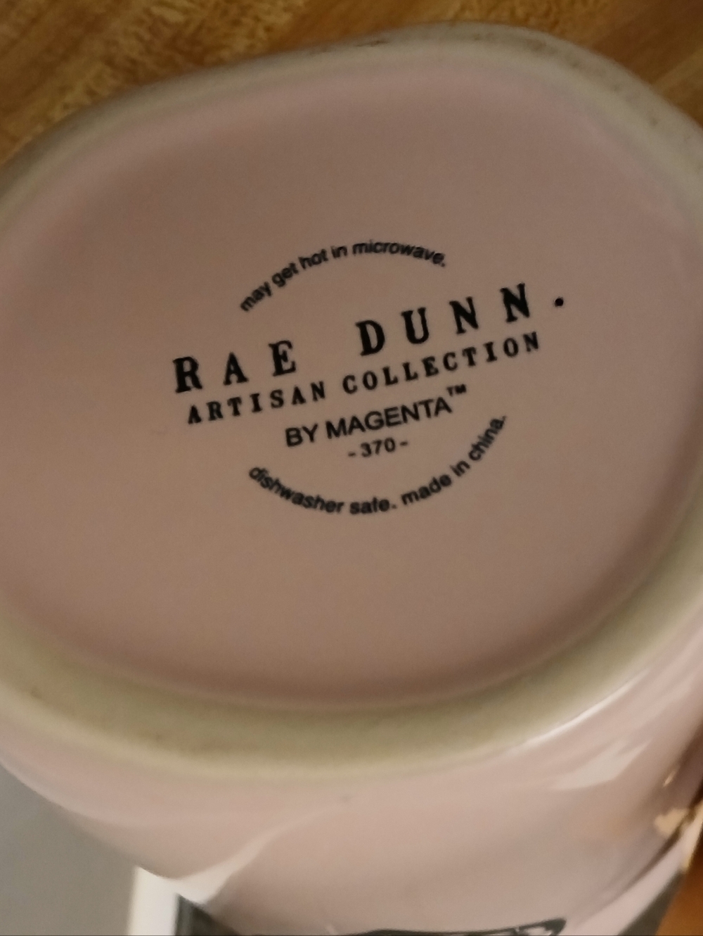 ❤️Rae Dunn NWT "Let Love Bloom" Double Sided Pink Large Coffee Mug - Picture 5 of 5